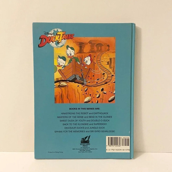 Vintage 1989 Duck Tales Back To The Klondike & Superdoo and Armstrong the  Robot - Picture 4 of 11